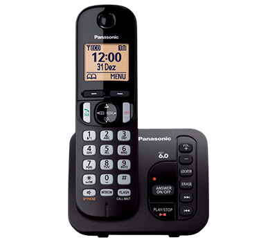 KX-TGC220LBB - Com secretária eletrônica